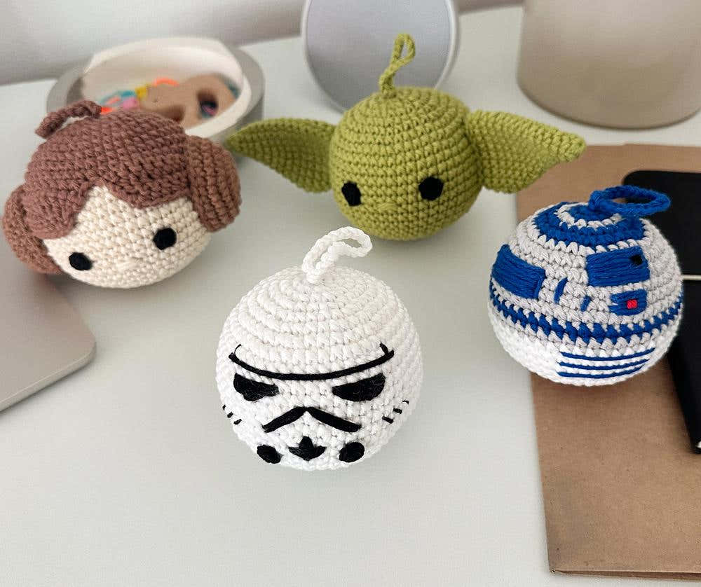 Galaxy Characters Inspired Christmas Ornament Crochet Pattern Bundle PDF