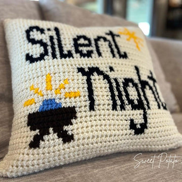 Silent Night Pillow Cover