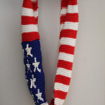American Flag Infinity Scarf