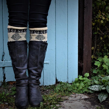 Snowing in the Forest Boot Cuffs
