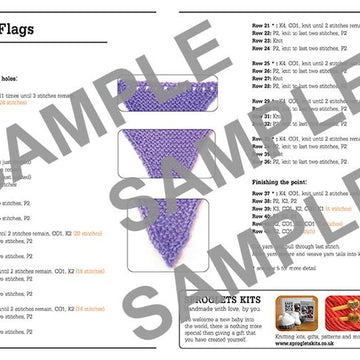 Easy bunting flags