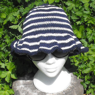 FRENCH FLOPPY HAT KNITTING PATTERN - MADMONKEYKNITS