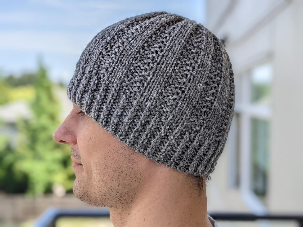 Knit & Purl Hat for Men