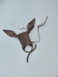 Little knot bunny hat ribbed