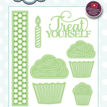 Creative Expressions Craft Dies By Sue Wilson - Treat Yourself Cupcakes