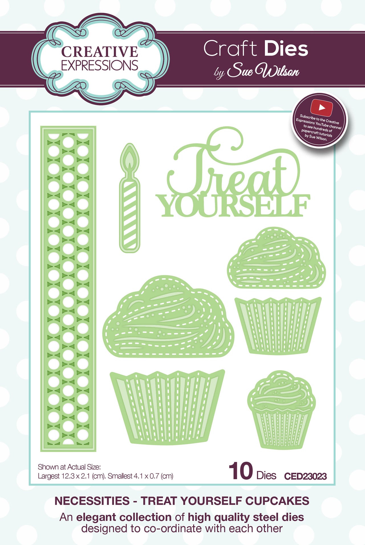 Creative Expressions Craft Dies By Sue Wilson - Treat Yourself Cupcakes