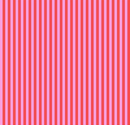 Tula Pink True Colors Tent Stripe - Poppy