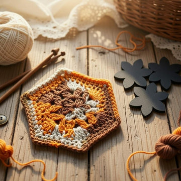 A Crochet Hexagon Motif Pattern + Video Tutorial