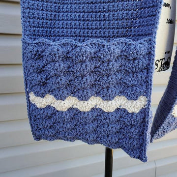 Wavy Shells Pocket Scarf