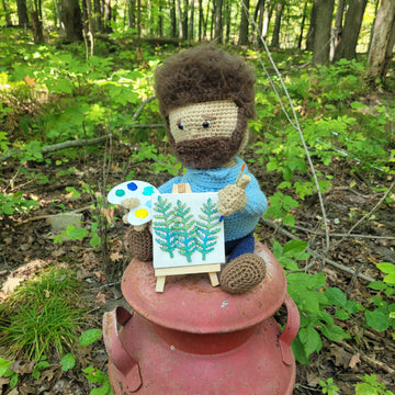 Bob Ross Stash Jar