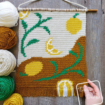 Lovely Lemons Wall Hanging