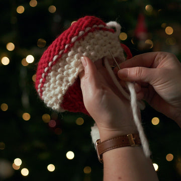 Santa Hat Knitting Pattern