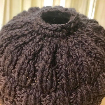 Basketweave Messy Bun Hat