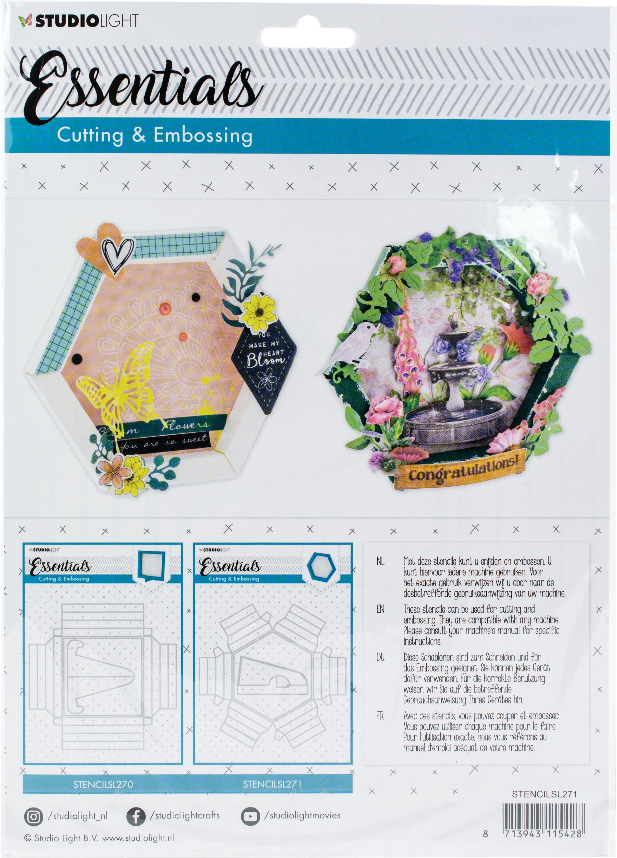 Studio Light Essentials Cutting & Embossing Die - 628428