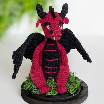 Blaze the Dragon crochet pattern, amigurumi dragon pattern