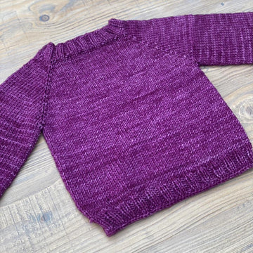 Top Down Simple Malabrigo Jumper