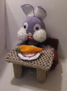 Knitkinz Purple Rabbit