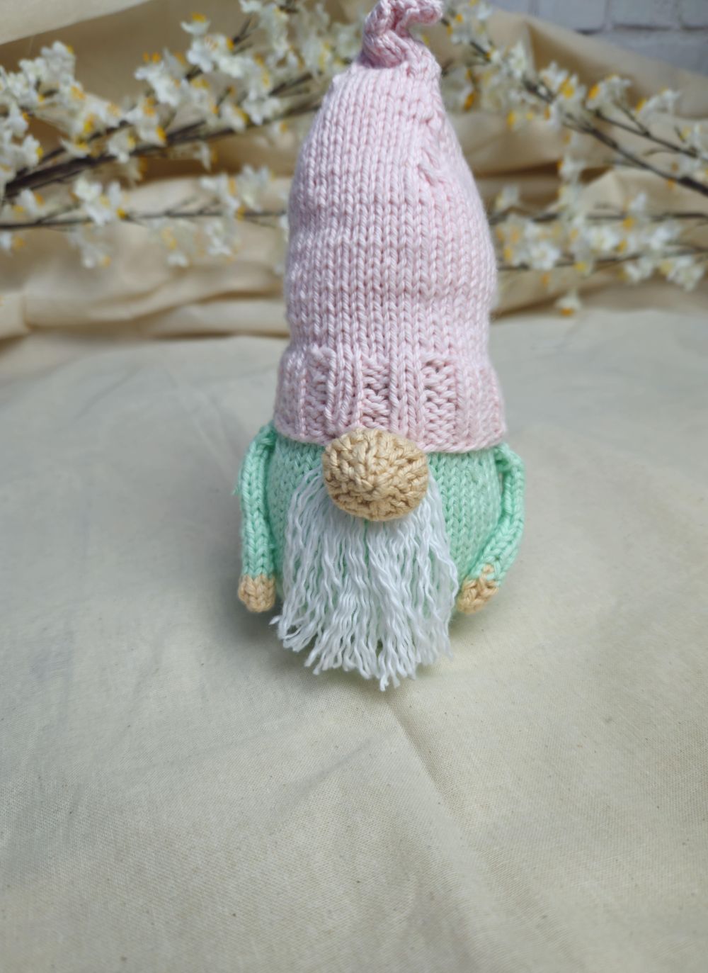 Knitted Spring Gnome