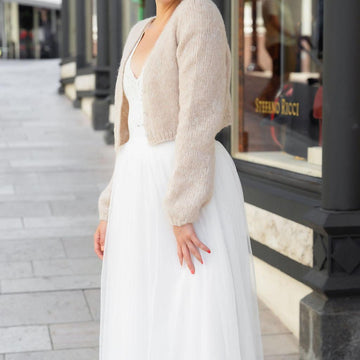 Soft bridal knit cardigan PIA
