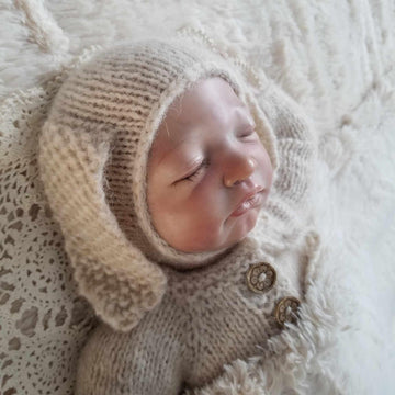 Bunny Bonnet & Spring Romper Set