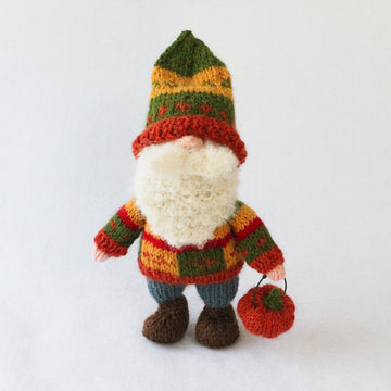 Autumn Gnome with Pumpkins