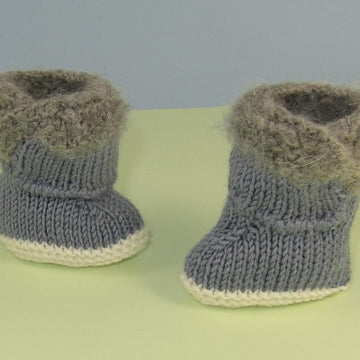 Baby Fur Top DK Booties