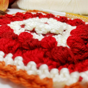 Cranberry Pie Granny Square