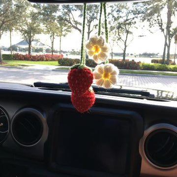 Strawberry and Flower Hanging Decoration