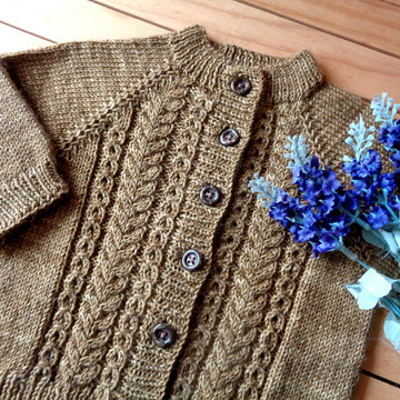 Velvet Acorn Baby Cardigan