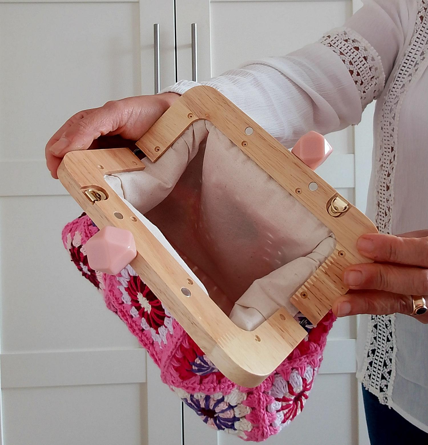 Chiara Clutch in Pink Bag