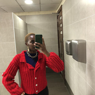 Simple Ribbed Blazer Cardigan