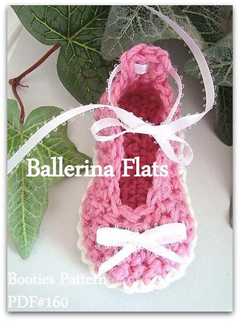 Ballerina Flats Booties | Crochet Pattern by Ashton11