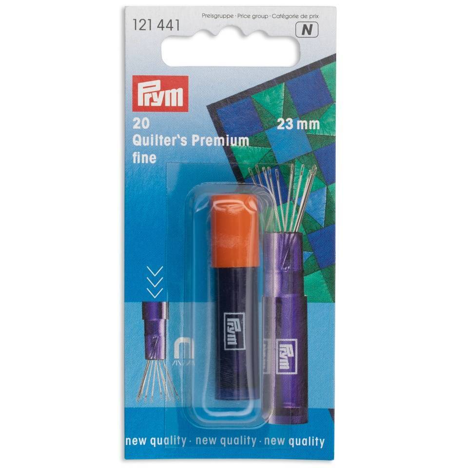 Prym Quilting Needles F 23 X 0.60 Silver Col