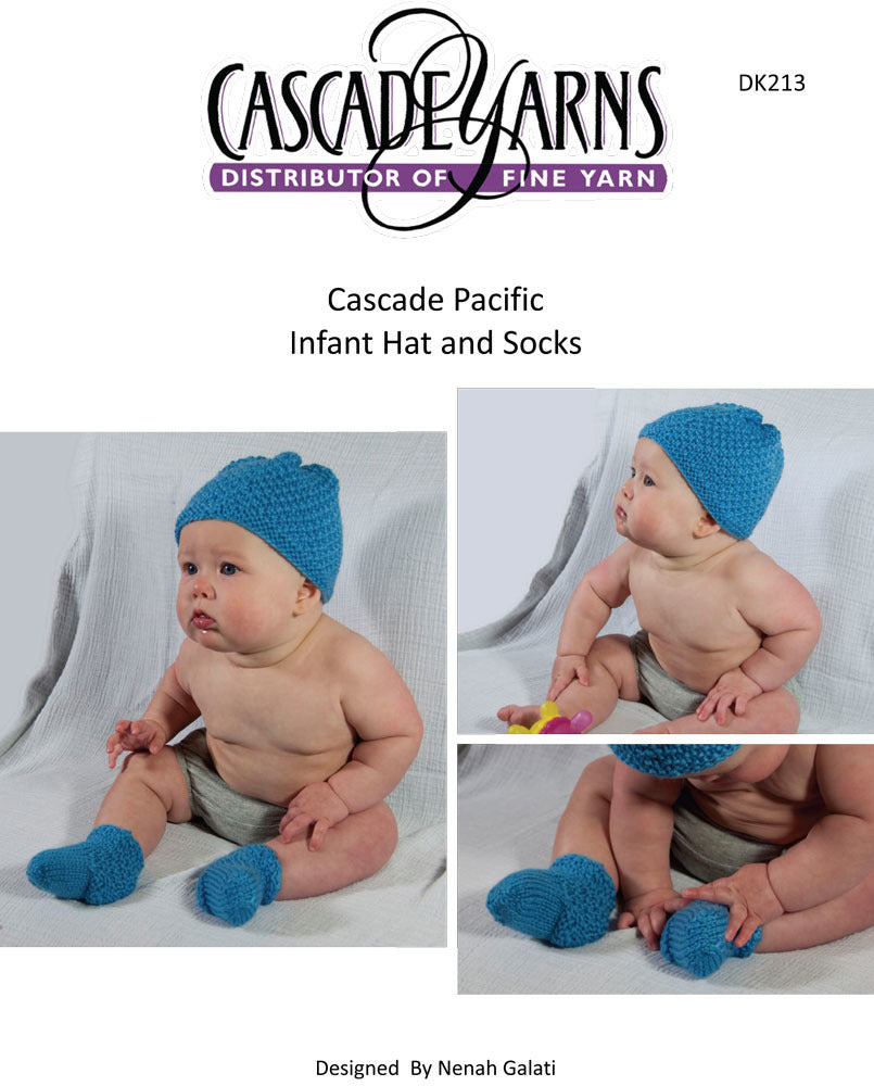 Infant Hat & Socks Cascade Pacific - DK213