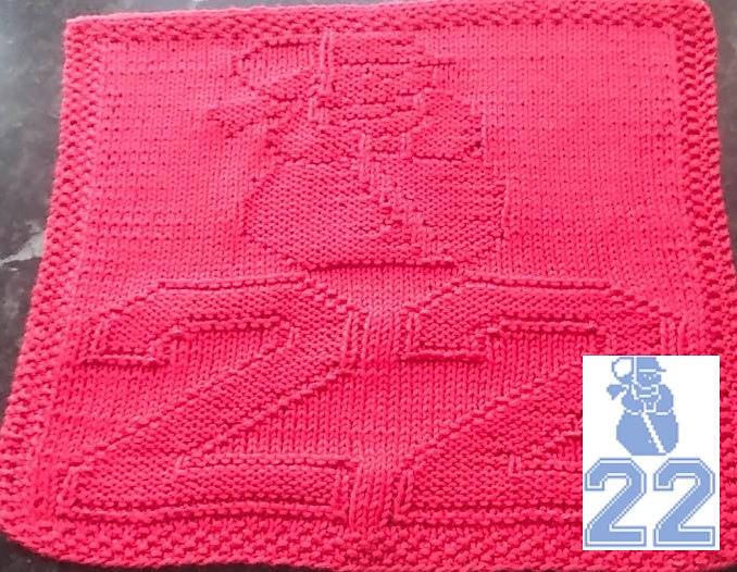 Nr. 287 – 21 – 22. Christmas Snowman 65 stitches