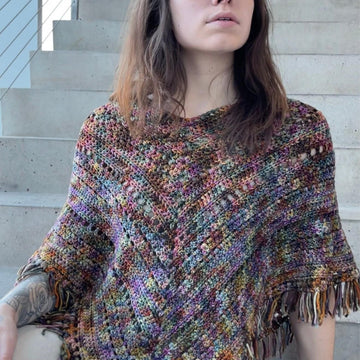 Boho Poncho Crochet Pattern