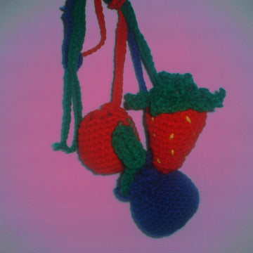 Strawberry Necklace Purse