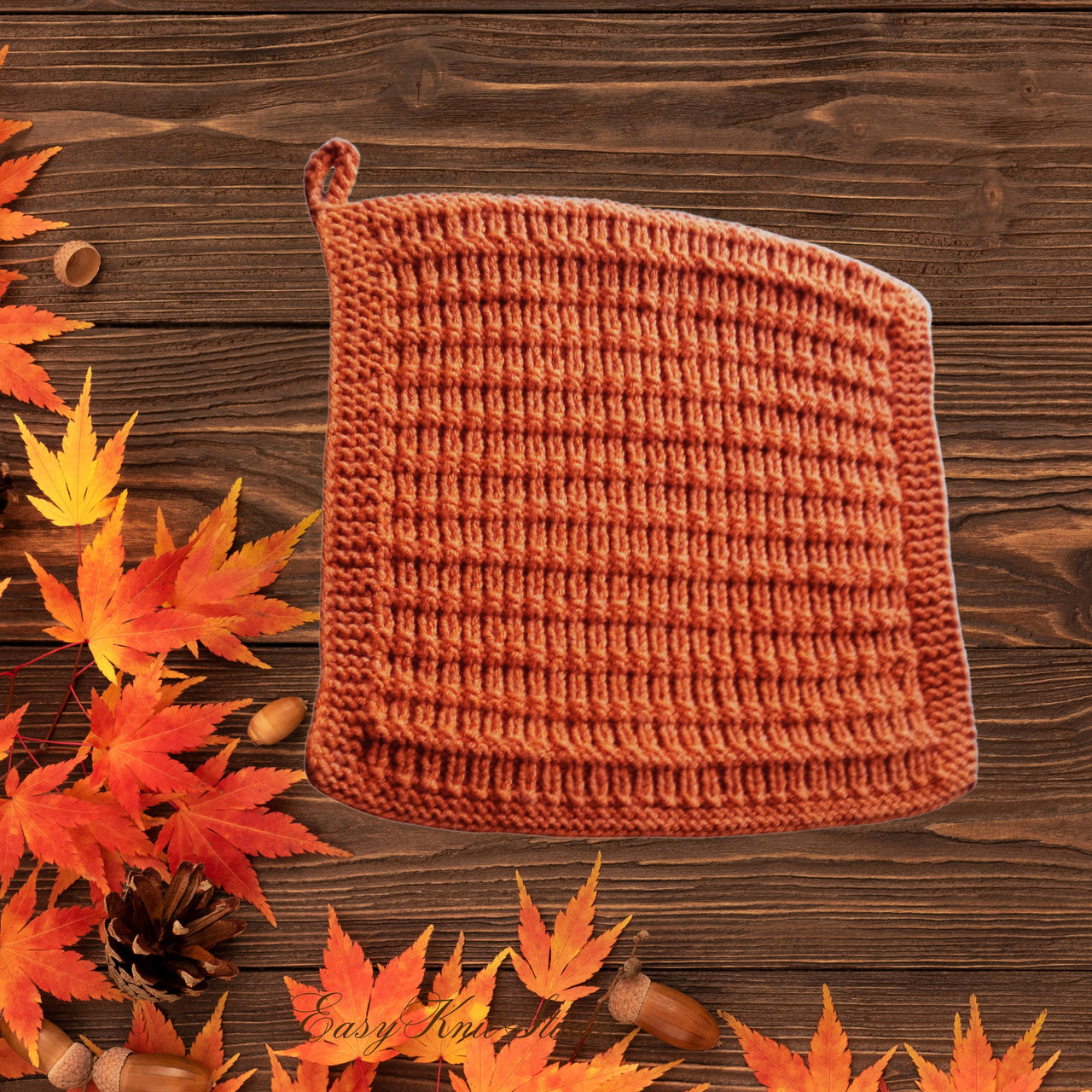 Quick Knit Dishcloth Pattern: Easy Tea Towel