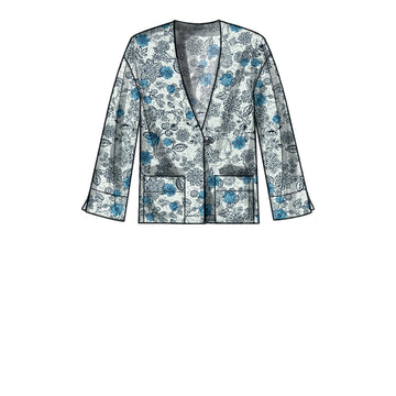 Simplicity Misses' Unlined Jacket S9468 - Sewing Pattern