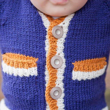 Tipped Baby Cardigan