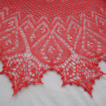 Flame of love shawl