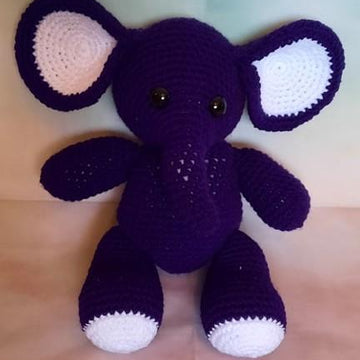 Fuchsia the Baby Elephant Crochet Pattern
