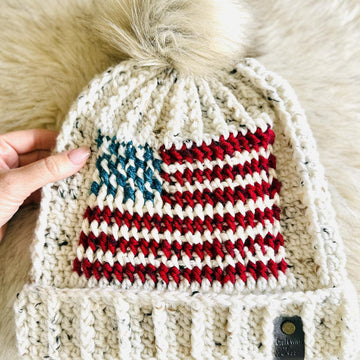 America Proud Slouchy Beanie