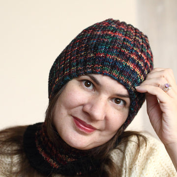 Laura Knit Balacava for DK