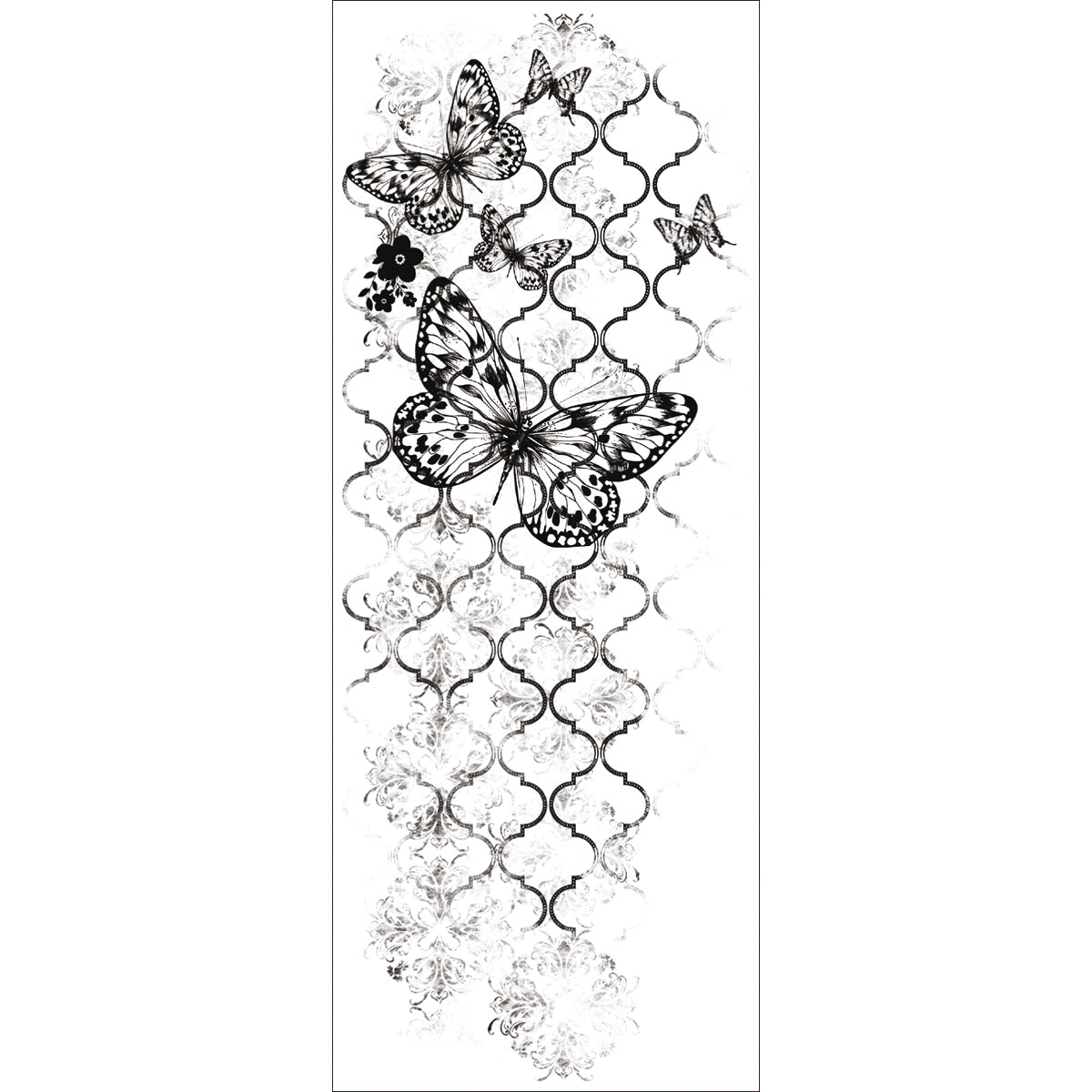 Kaisercraft Texture Clear Stamps 2"X5" - Flutter