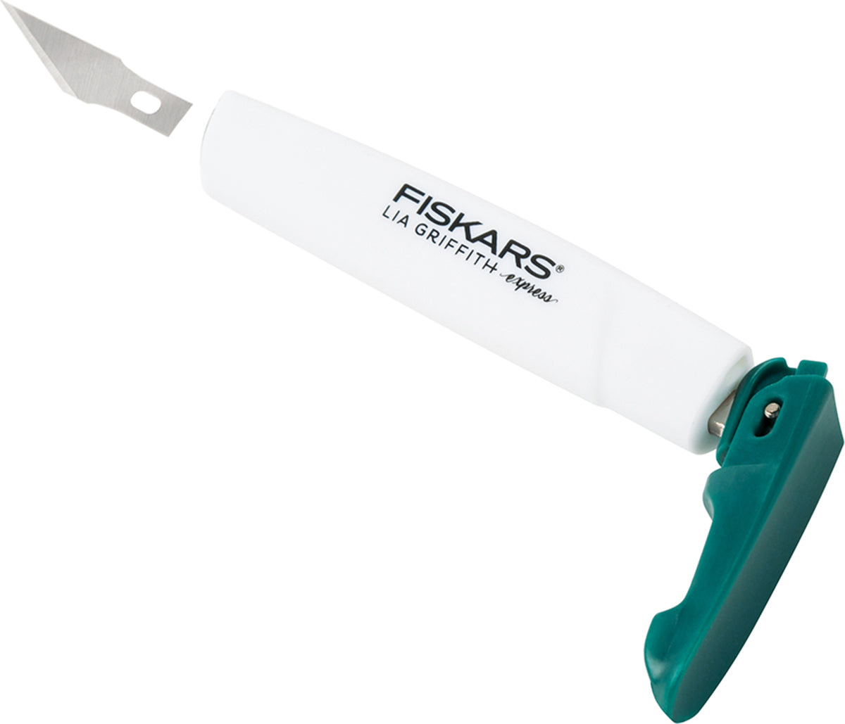 Fiskars Lia Griffith Knife - White/Teal