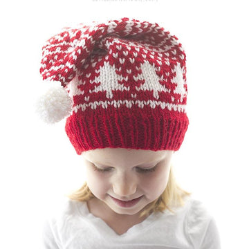 Wintry Fair Isle Stocking Cap