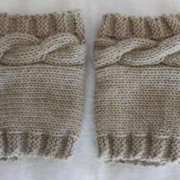 Cabled Boot Cuff