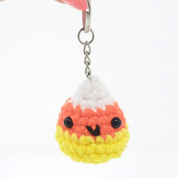 Candy Corn Keychain Amigurumi