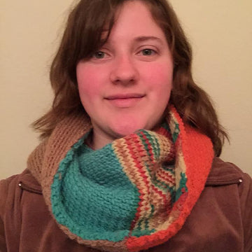Quadruple Reversible Infinity Scarf